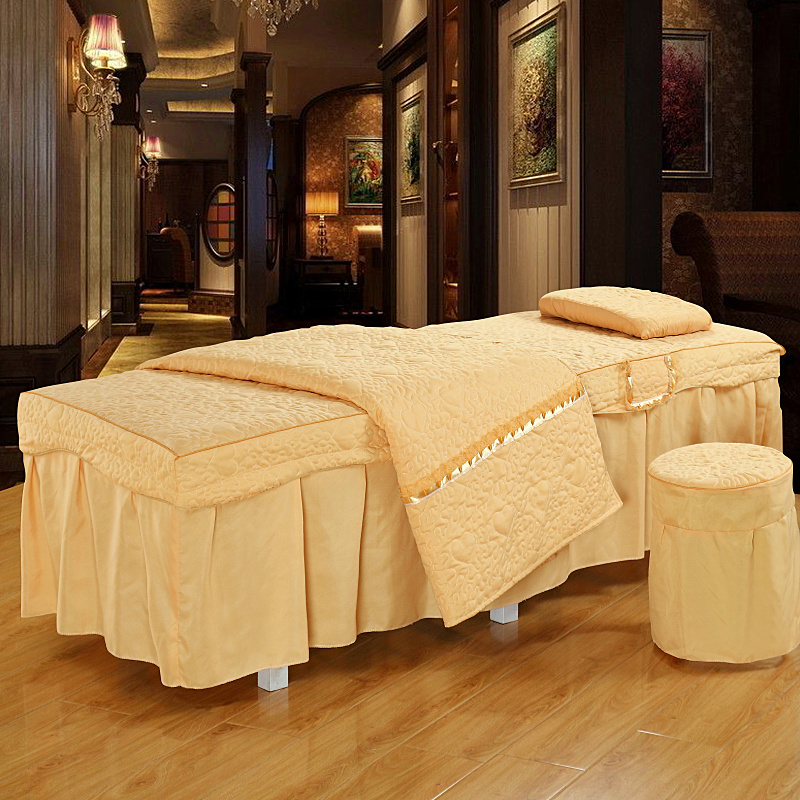Vẻ đẹp trải giường bốn bộ của vẻ đẹp salon massage quilt cover dầu gội đặc biệt giường bìa gói vẻ đẹp trải giường trải giường