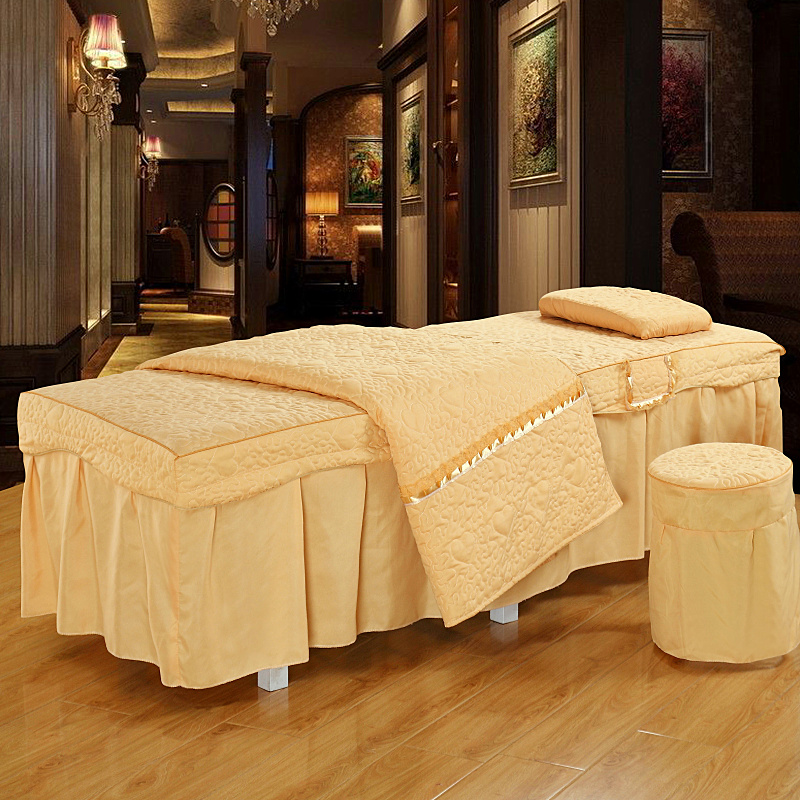 Vẻ đẹp trải giường bốn bộ của vẻ đẹp salon massage quilt cover dầu gội đặc biệt giường bìa gói vẻ đẹp trải giường trải giường