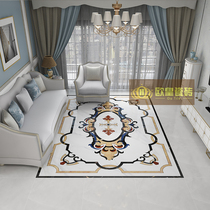 Fa-style upscale furnishing living-room parquet floor tiles custom-style entrance to the house Imitation Marble Pattern Tiles