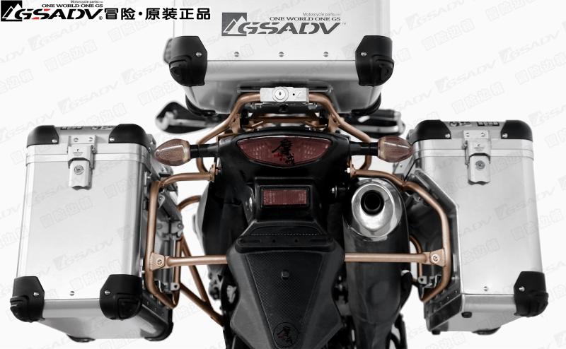 Old model(15-18)DL650 side box wood VStrom1000 three box tail box aluminum alloy modification quickly remove the bevel box