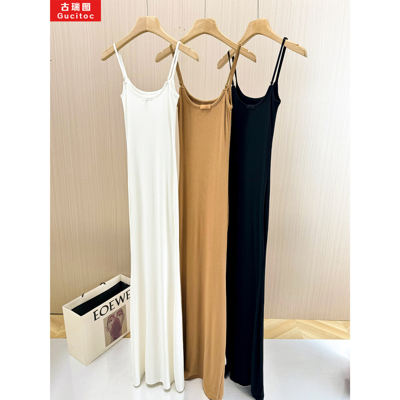 Gucitoc Mermaid Sister! Kardashian-Style Skims Spaghetti Strap Dress for Women, New Spring Model, Bodycon Long Dress