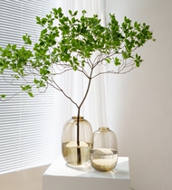 Marintoxicated hanging bell Large Number of transparent glass vase swinging pieces Living room flower arrangement Water raising flowers TV cabinet American modern