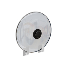 不锈钢免打孔厨房置物架锅盖架