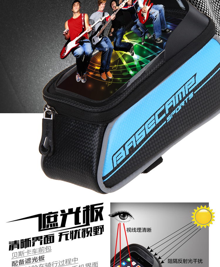 Sacoche pour vélo mixte - Ref 2216690 Image 8