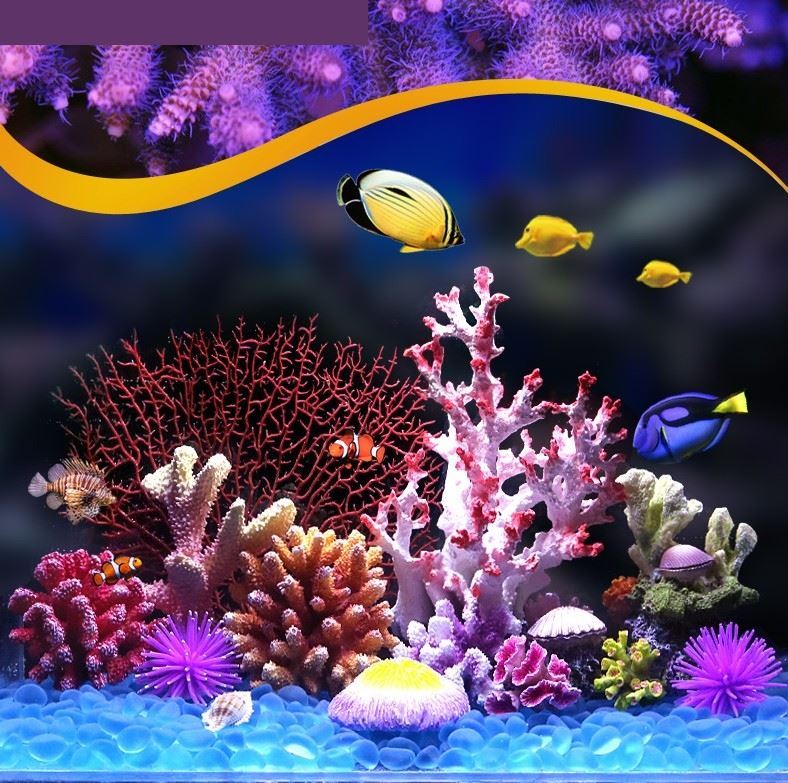 Cong succulent white coral fish tank landscaping coral marine supplies shell diy simulation coral water grass water mini