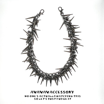 Avavav niche design new hip-hop punk trouser chain jeans waist chain rivets heavy industry bag pendant accessories