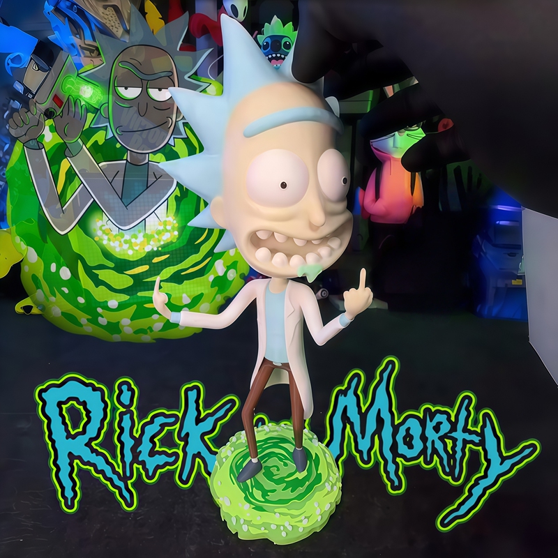 Rick and Morty Rick Gesture Figure Ornament