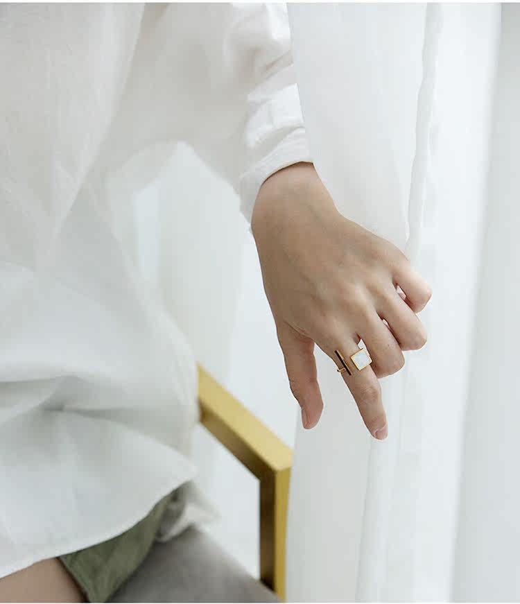 Bague Femme OTHER   en Nacre - Ref 3086307 Image 10