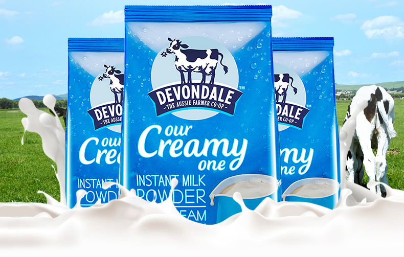 Devondale 德运 全脂/脱脂高钙成人奶粉 1kgx2袋 券后109元包邮 值值值-买手聚集的地方