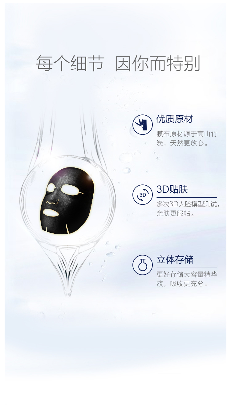 Mặt nạ bùn hoàng gia vuông làm sạch lỗ chân lông thu nhỏ làm sáng da sáng mặt nạ đen nữ đích thực - Mặt nạ bioaqua mặt nạ