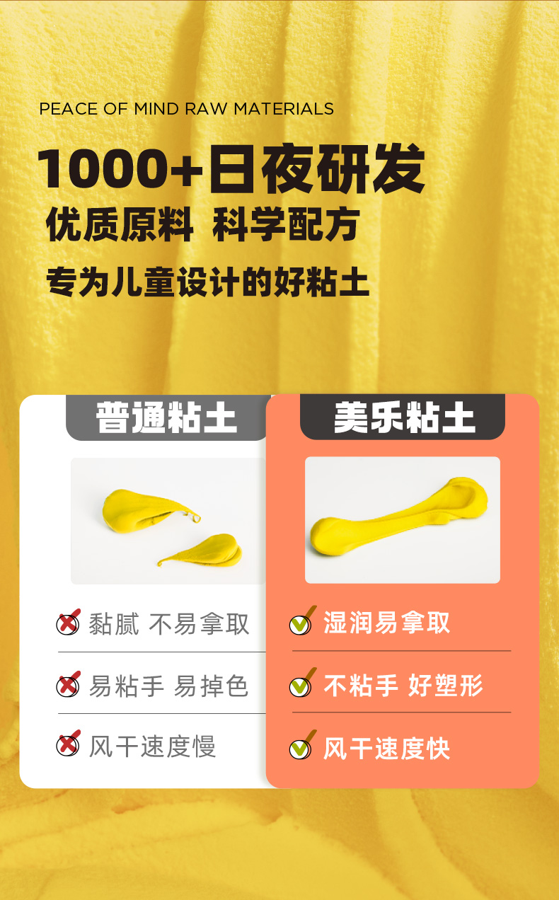 Joan Miro 美乐童年 超轻OK粘土缤纷罐头 24色 18.9元包邮 值值值-买手聚集的地方