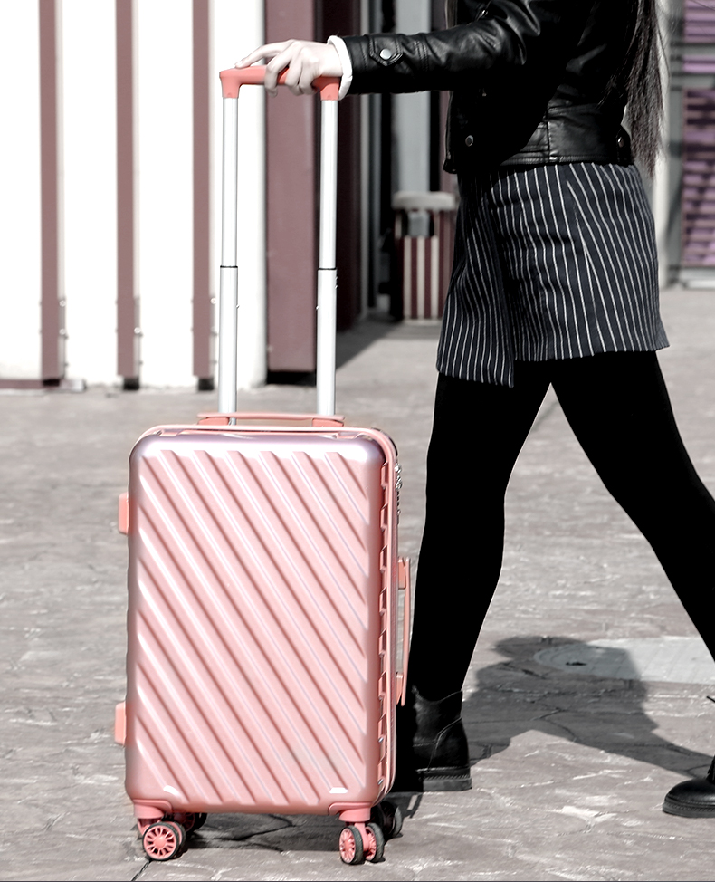 [Tự vận hành] Vỏ xe đẩy ProudKing / Aolan Khóa mật khẩu Cute Caster Travel Case 20 Inch Hành lý vali xách tay
