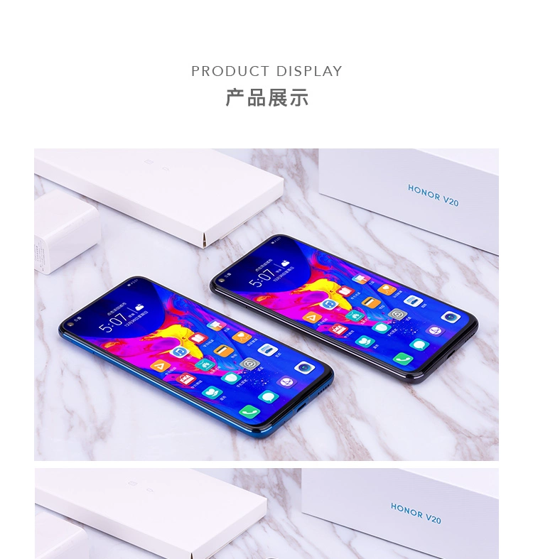 [Trực tiếp] HONOR / Glory Glory V20 Hu Ge với cùng một điện thoại di động toàn màn hình điện thoại thông minh Tiêu chuẩn chính thức - Điện thoại di động