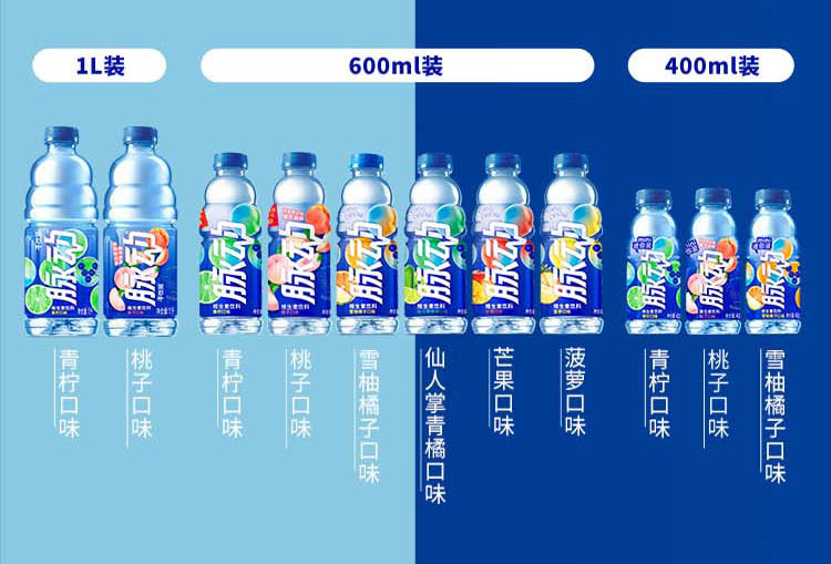 【脉动】桃子口味400ML*15瓶