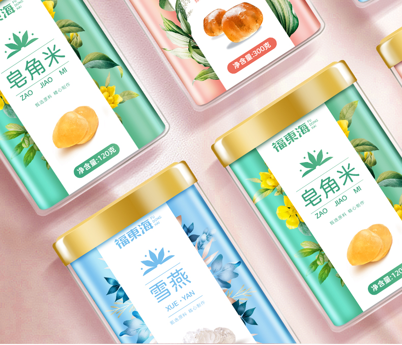 福东海 桃胶皂角米雪燕组合 520g 图6