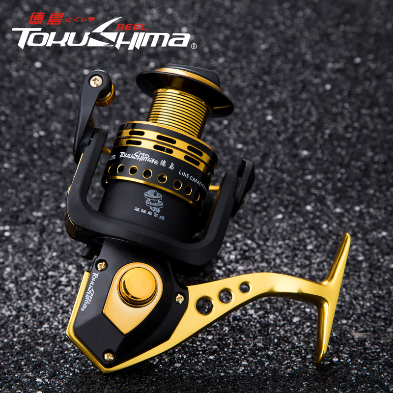 Tokushima fishing wheel Full metal line cup SA fishing line wheel Luya long throw line reel Sea rod Rock rod fishing wheel