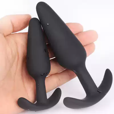 Men's sex silicone toys sex toys SM go out to wear back court anal plug female small anal expander anal plug