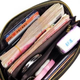 Модная маленькая сумка клатч, вместительная и большая барсетка с молнией