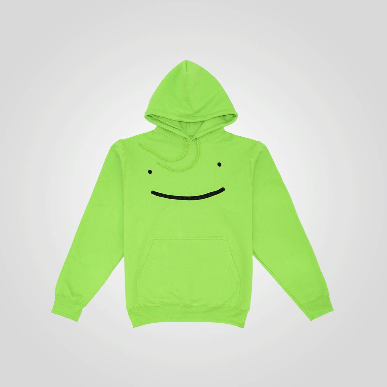 (Spot Second Hair) Dream Smile Print Green White Hoodie Hooded Men's Sweater Jacket