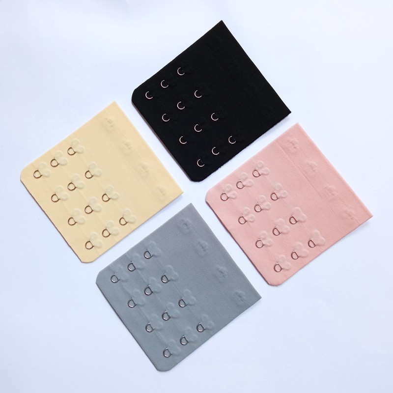 No-mark four-row buckle bra lengthened buckle comfort invisible adjustable underwear extension buckle chest circumference buckle fixed 4 buckle-Taobao