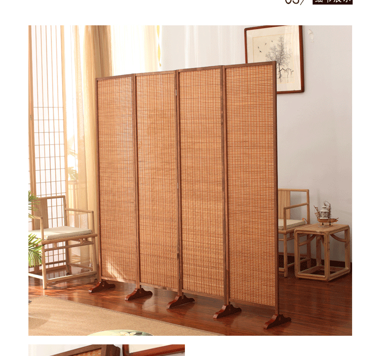 Vách ngăn gỗ nguyên khối Trung Quốc căn hộ nhỏ hai mặt màn hình hiện đại tối giản di động gấp vách ngăn phòng khách màn hình - Màn hình / Cửa sổ bình gỗ phong thủy