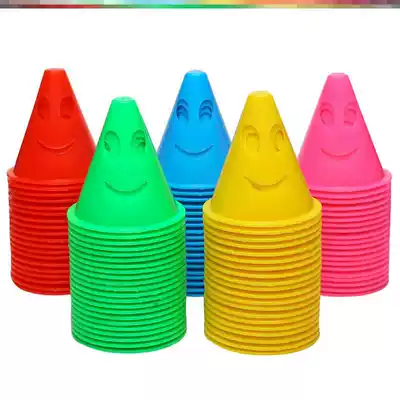 Hollow ice skating hollow thick foot pulley logo auxiliary skating plastic cup cone shoe roller slide Cup windproof