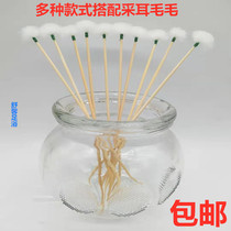 Goose feather stick pedicure ear tool set artifact home digging ear spoon professional sweeping and scratching ear hair hair