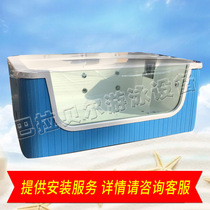 Commercial baby childrens baby swimming pool tank acrylic surfing square environmental protection tasteless swimming pool mother and baby shop equipment