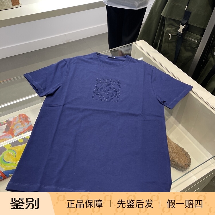 Loewe Men's T-Shirt, Large Logo, Does Not Include Appraisal Fee