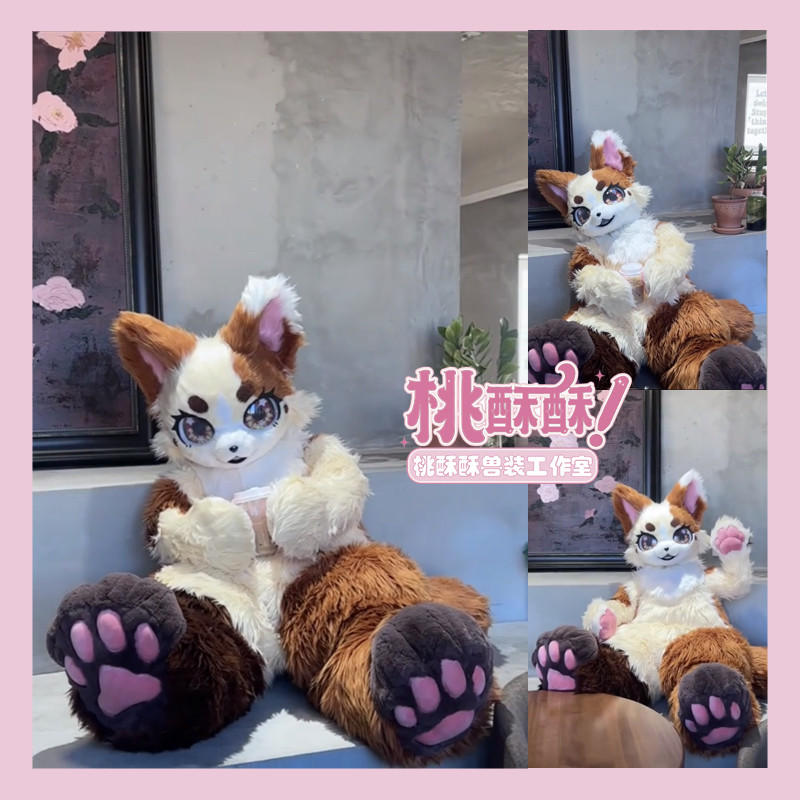 【桃酥酥】兽偶兽装纯手工制作工期30天,真的值得等待吗?-furry福瑞兽装-淘宝好物网