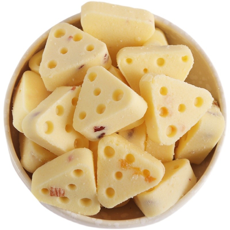 Sky Domain Forehead Fresh Milk Cheese Cheese 500g Nemonte Production Triangle Cheese Snacks Milk Lumpy Milk Cake
