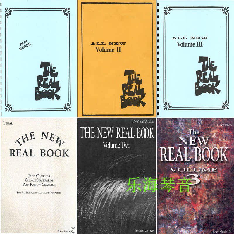 Jazz The Real Book1-3 The New Real Book1-3 6 sets of Jazz Music