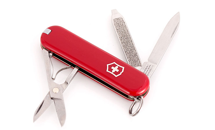Gốc xác thực Vickers Thụy Sĩ Army Knife 0.6223 Mô Hình (Màu Đỏ) + Nail Clipper Knife Cut Bộ Quà Tặng dao quân đội Thụy Sĩ