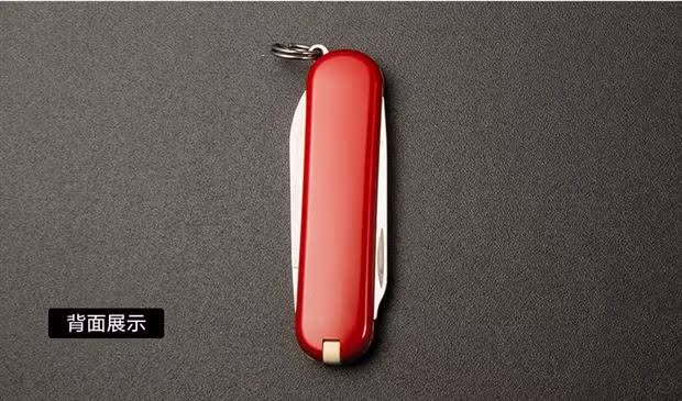 Victorinox Swiss Army Knife Bản gốc chính hãng 58MM Đồng hành 0.6123 Dao gấp cầm tay Mini Dao dao quân đội loại xịn