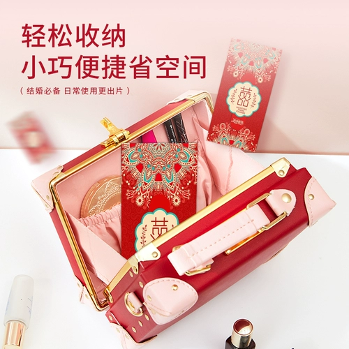 urecity Красная модная универсальная сумка через плечо для невесты, 2025 года, городской стиль