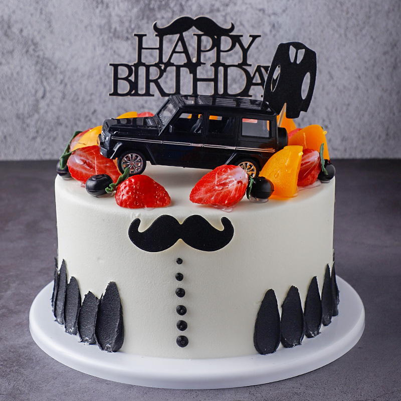 Cartoon Pig Peggy Daben Fruit Net Red Cake Model 2022 New Birthday Cake Sample