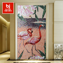American Modern Mosaic Background Wall Firebird Jigsaw Puzzle Cut Painting Genguan Aisle Restaurant Decorative Tile Customize