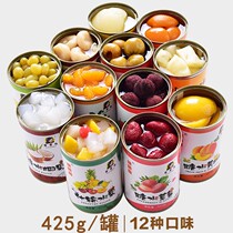 6 cans of canned fruits mixed pack whole box of Dangshan yellow peach canned pineapple strawberry assorted orange bayberry hawthorn pear