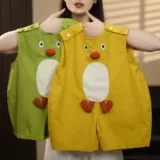 Детские летние милые штаны подходит для мужчин и женщин для девочек для отдыха, летняя летняя одежда, свободный крой