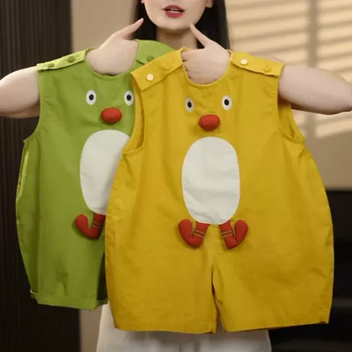 Детские летние милые штаны подходит для мужчин и женщин для девочек для отдыха, летняя летняя одежда, свободный крой