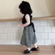 2022 summer girls backless suit children's clothing children's fashion clothing baby girl vest wide-leg pants two-piece set tide