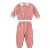 Кукла, мультяшный осенний комплект, толстовка подходит для мужчин и женщин для девочек, спортивный костюм, кукольный воротник, новая коллекция