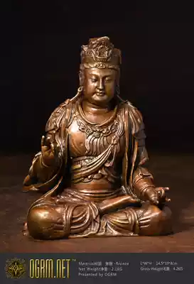 Ogrema Bronze Seiko Danish National Museum Bronze Statue of Guanyin sitting Statue of Southern Song Dynasty Special Offer