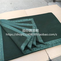 Chasing you and losing your shoes 09 blanket Olive green wool blanket