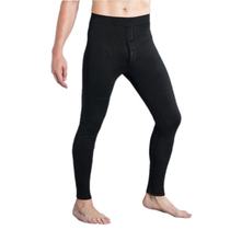 Mens autumn pants tight cotton pants mens wool pants plus velvet padded one-piece underwear leggings winter warm pants