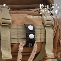 Outdoor camping tactical belt buckle fixed buckle ring duty equipment webbing nylon meson snap buckle four-button buckle