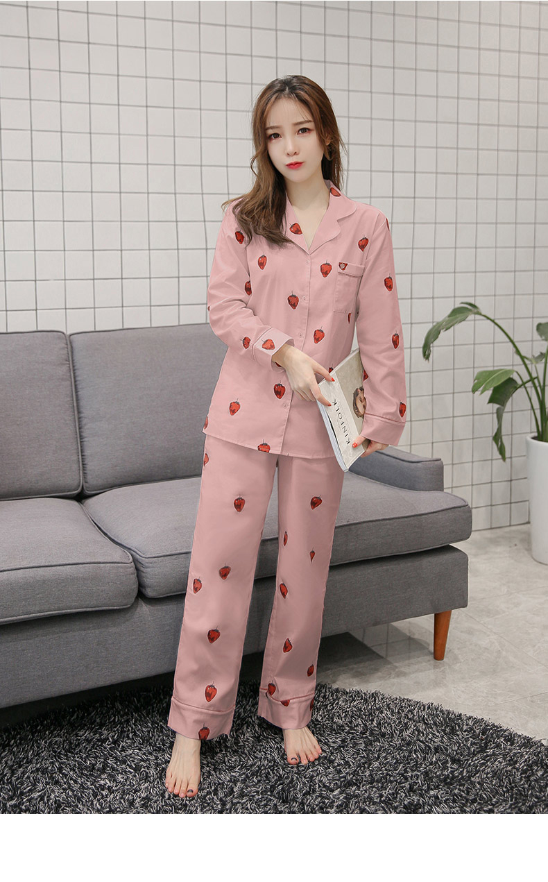 Pyjama pour femme en Coton à manches longues - Ref 2987748 Image 13