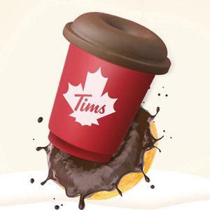 Tim Hortons 小甜圈 即溶冻干咖啡粉 2.8gx12颗