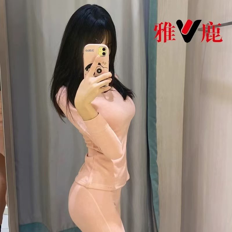 yaloo/雅鹿2025秋冬保暖内衣男女情侣套装居家舒适德绒内衣裤B01