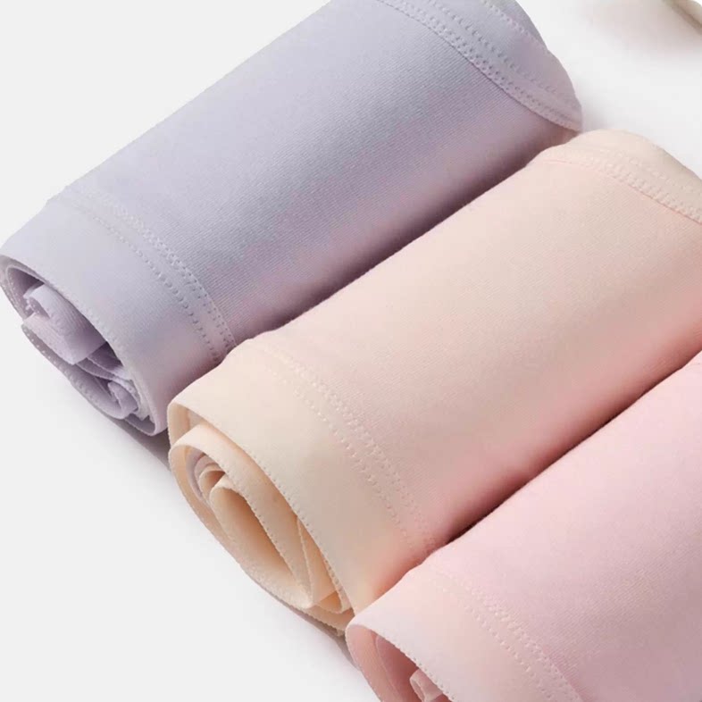 ubras纯棉内裤女全棉抗菌裆舒适透气薄款中高腰三角少女短裤